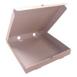 Kartony do pizzy 40 x 40 szare proste pudełka do wysyłki ecommerce